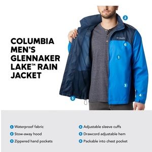 Columbia Men's Glennaker Lake Rain Jacket